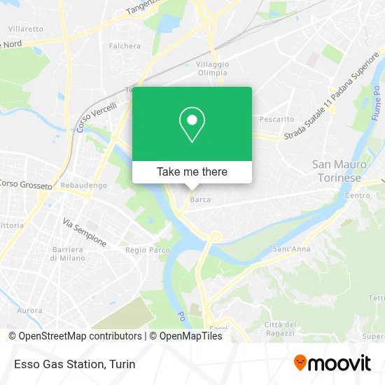 Esso Gas Station map