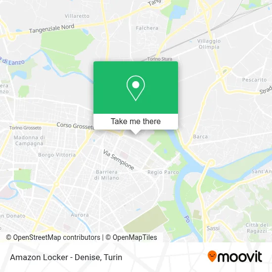Amazon Locker - Denise map