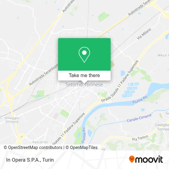 In Opera S.P.A. map