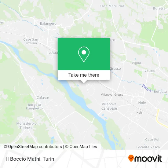 Il Boccio Mathi map
