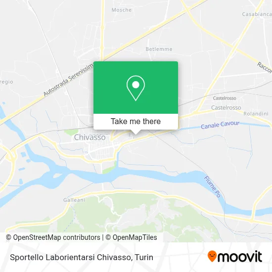 Sportello Laborientarsi Chivasso map