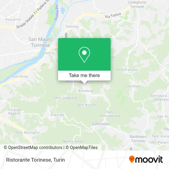 Ristorante Torinese map