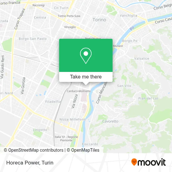 Horeca Power map