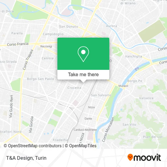 T&A Design map