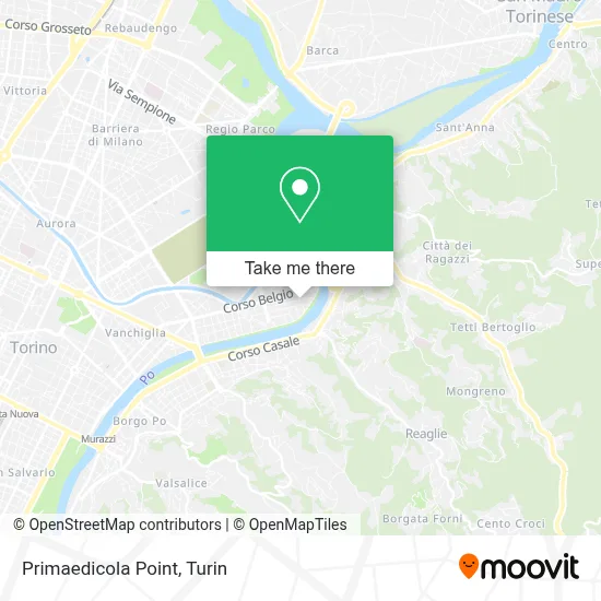 Primaedicola Point map