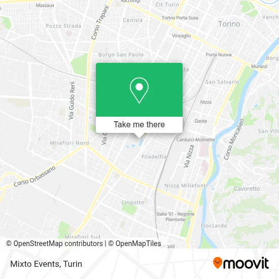 Mixto Events map