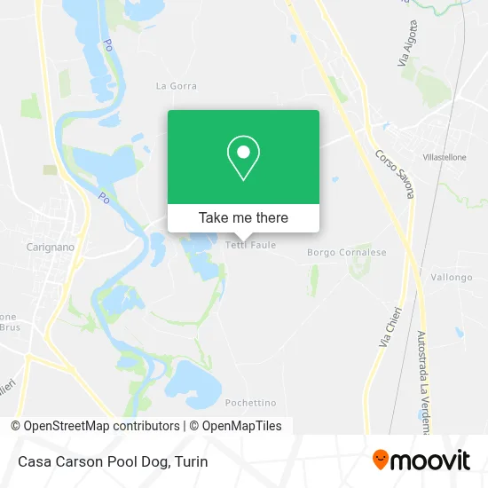 Casa Carson Pool Dog map