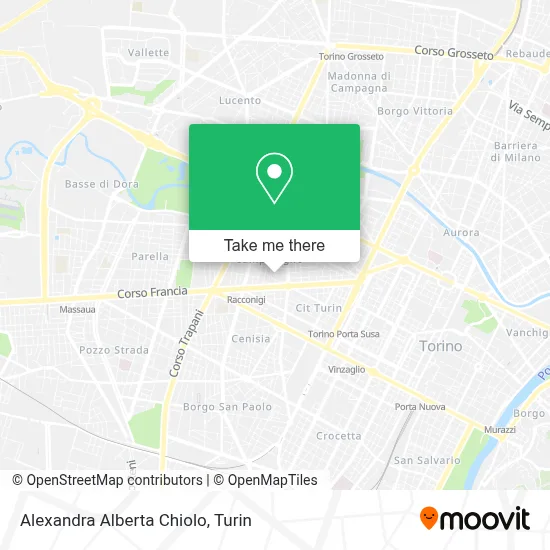 Alexandra Alberta Chiolo map