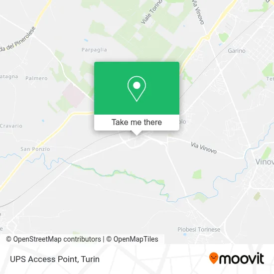 UPS Access Point map