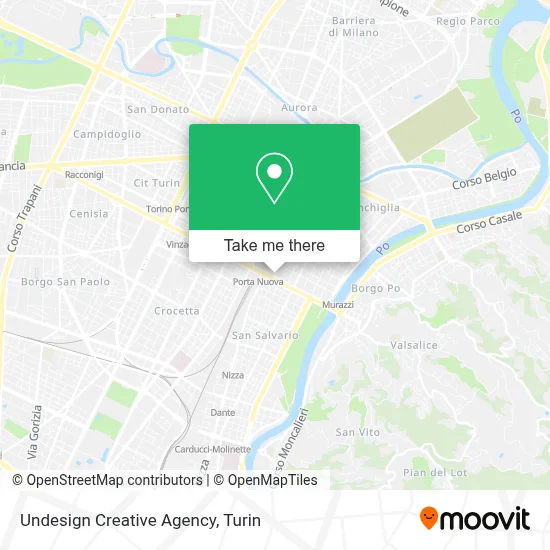 Undesign Creative Agency map