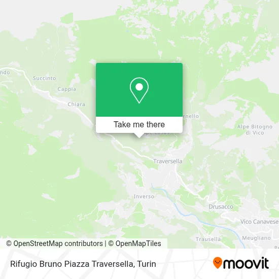 Rifugio Bruno Piazza Traversella map