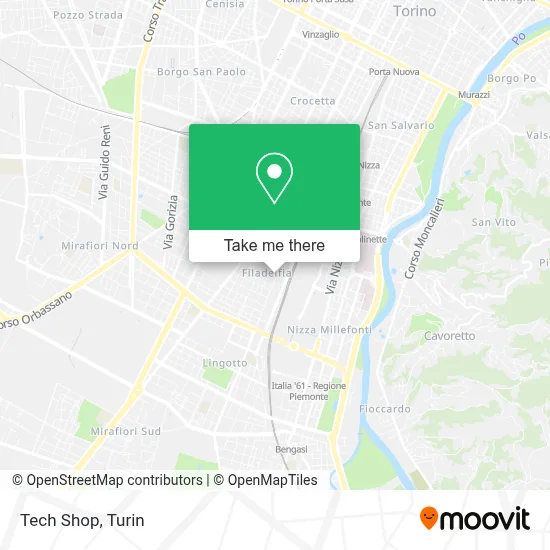 Tech Shop map