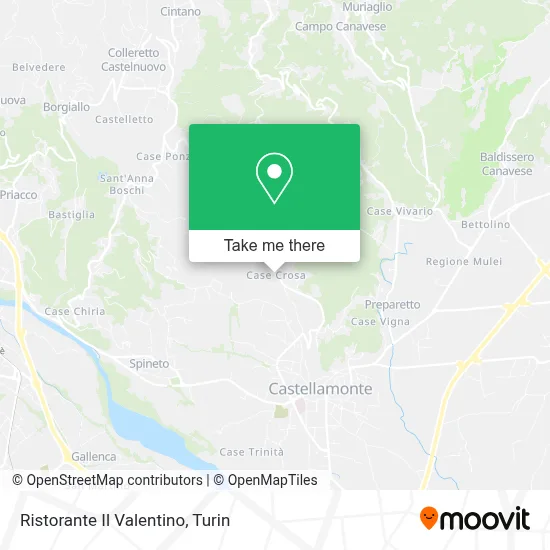 Ristorante Il Valentino map