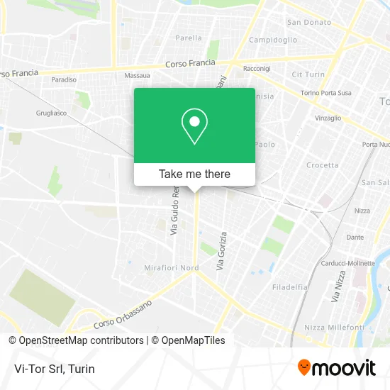 Vi-Tor Srl map