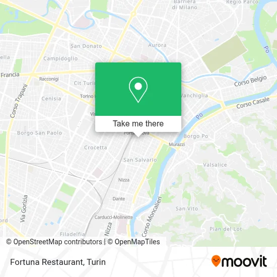 Fortuna Restaurant map