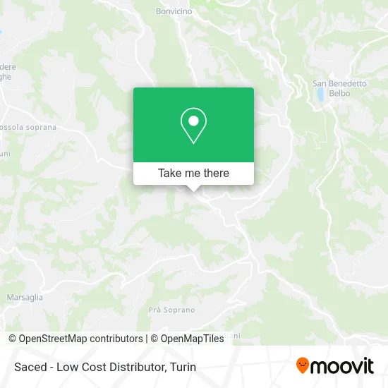 Saced - Low Cost Distributor map