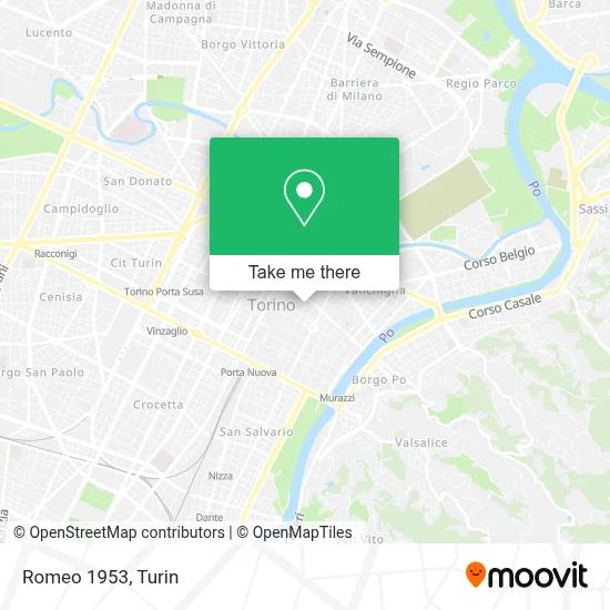 Romeo 1953 map