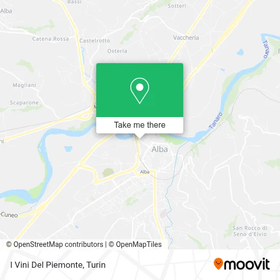 I Vini Del Piemonte map