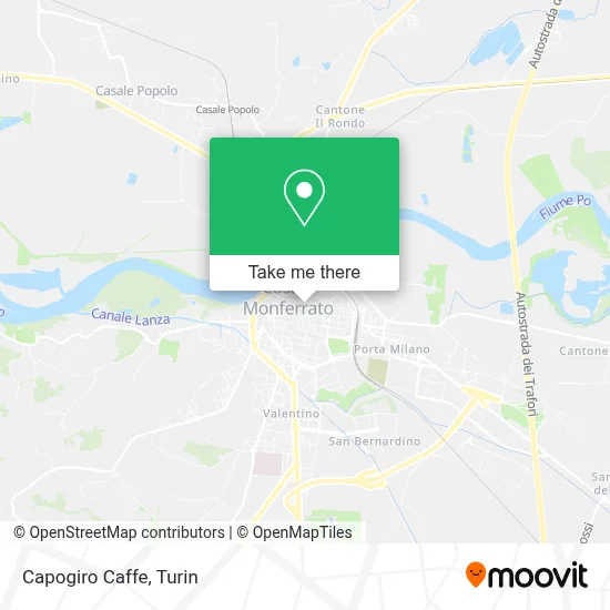 Capogiro Caffe map