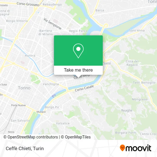 Ceffè Chieti map