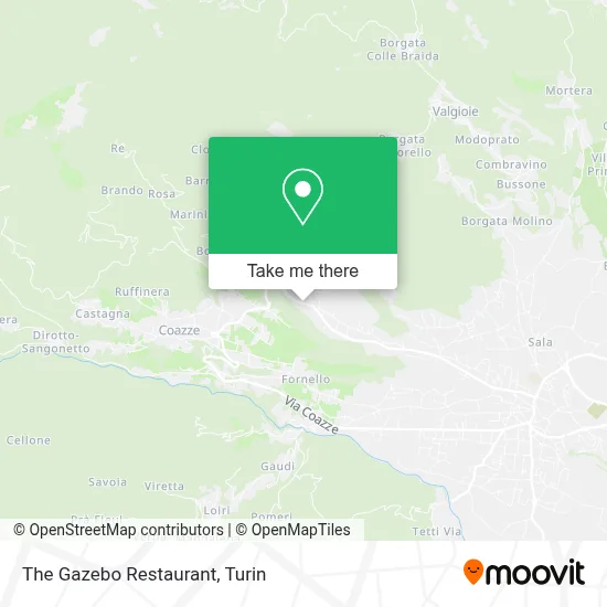 The Gazebo Restaurant map
