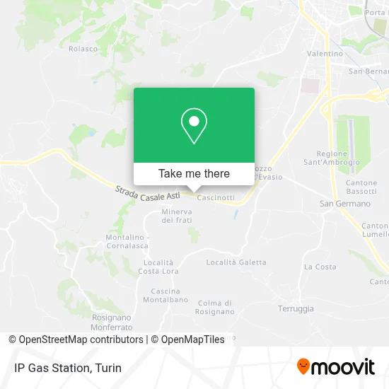 IP Gas Station map