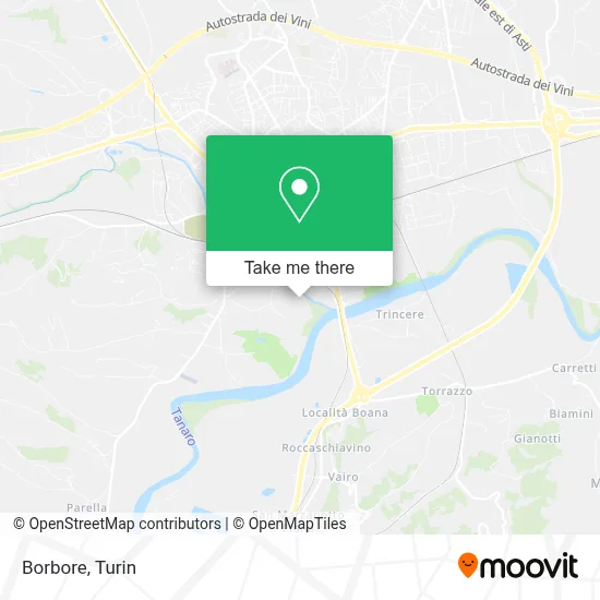 Borbore map