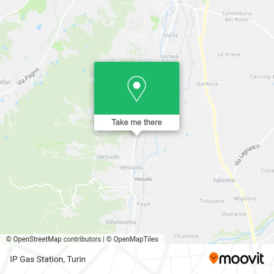 IP Gas Station map