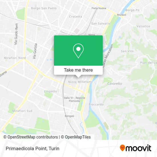 Primaedicola Point map