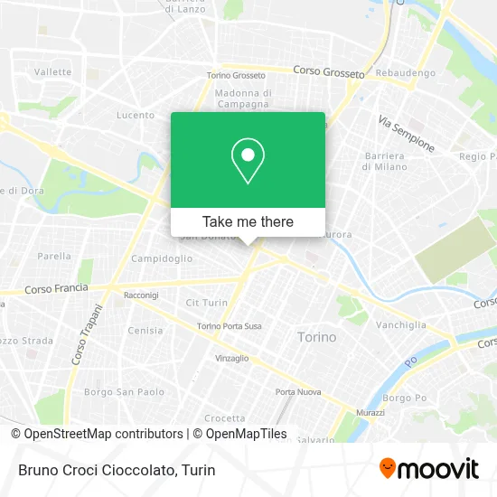 Bruno Croci Cioccolato map