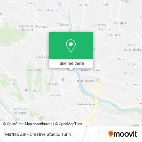 Matteo Zin - Creative Studio map