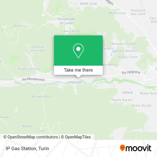 IP Gas Station map
