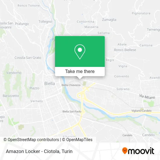 Amazon Locker - Ciotola map