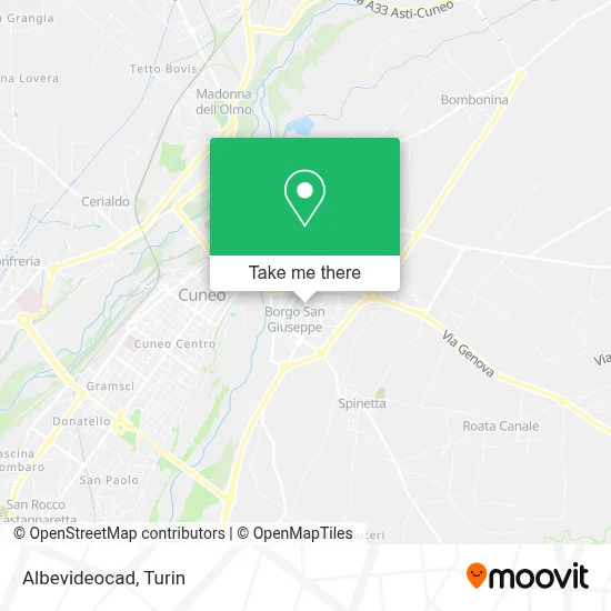 Albevideocad map