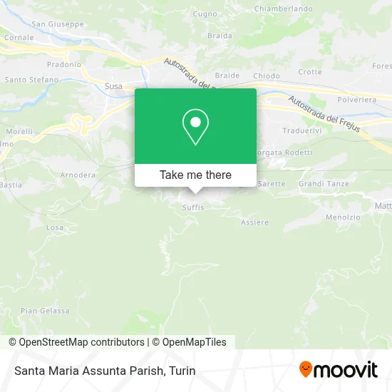 Santa Maria Assunta Parish map