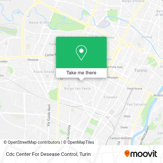 Cdc Center For Desease Control map