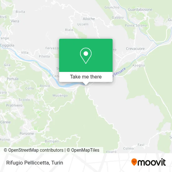 Rifugio Pelliccetta map