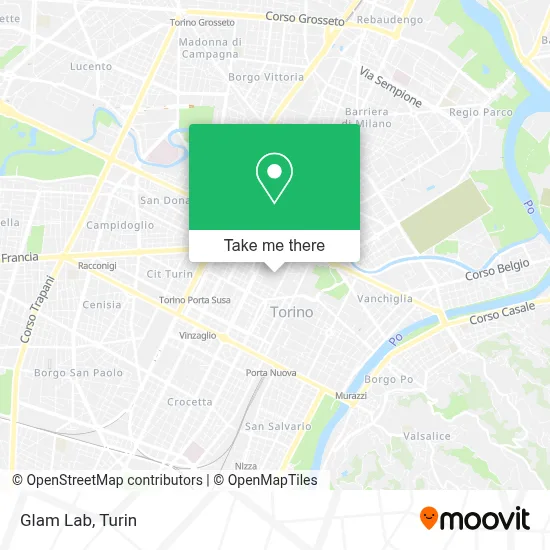 Glam Lab map