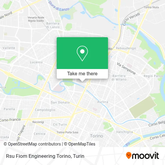 Rsu Fiom Engineering Torino map