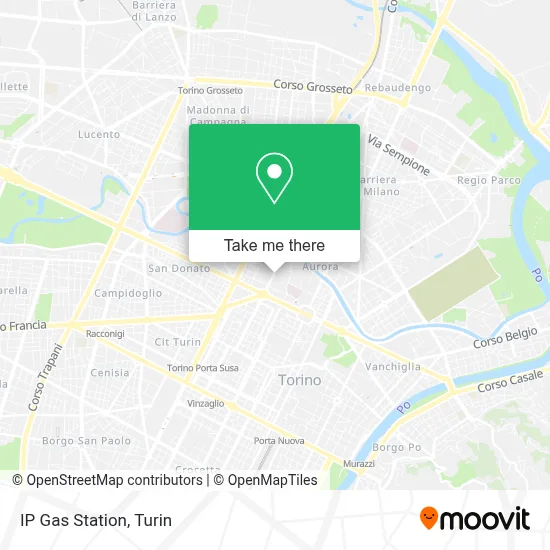 IP Gas Station map