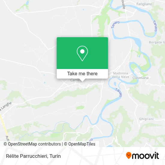 Rélite Parrucchieri map