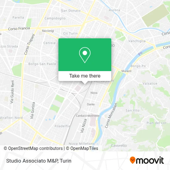 Studio Associato M&P map