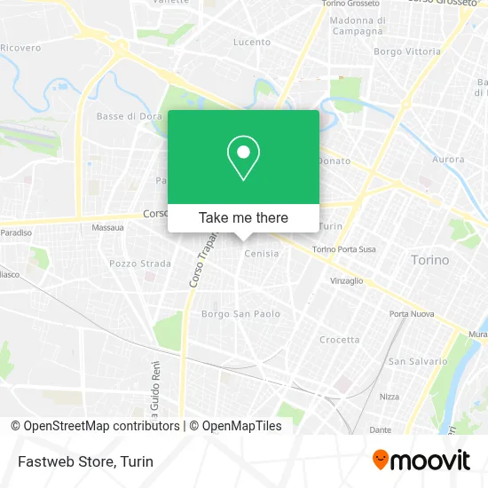 Fastweb Store map
