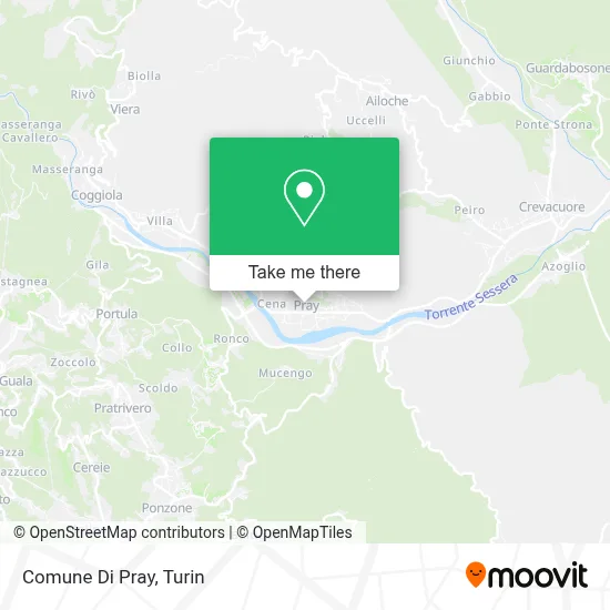 Comune Di Pray map