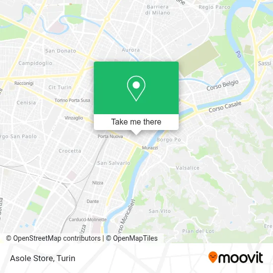 Asole Store map