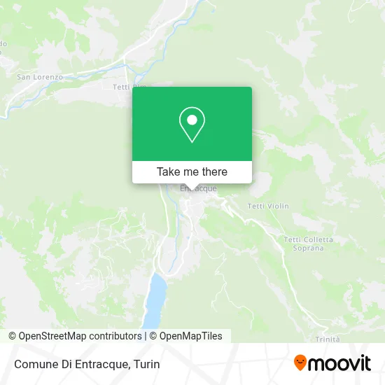 Comune Di Entracque map