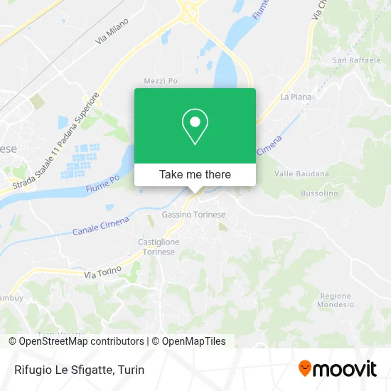 Rifugio Le Sfigatte map
