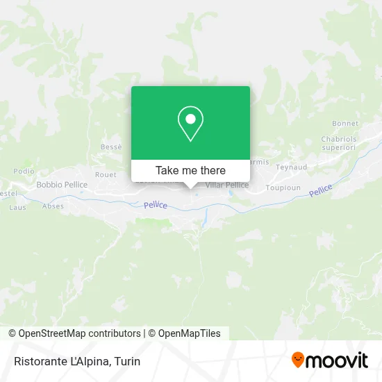 Ristorante L'Alpina map