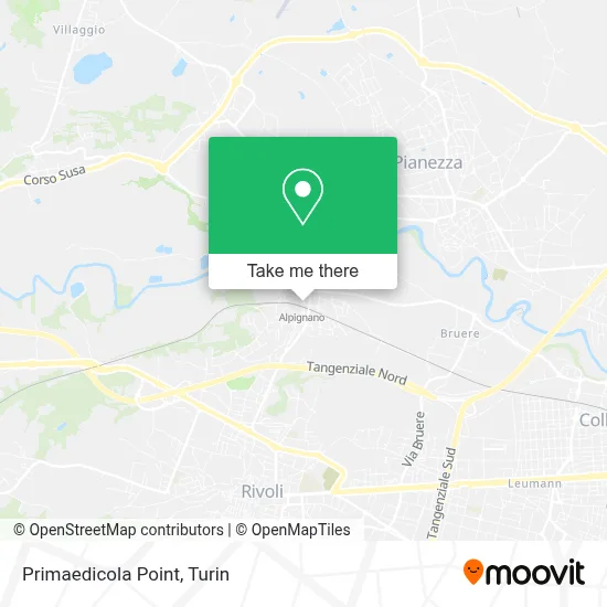 Primaedicola Point map