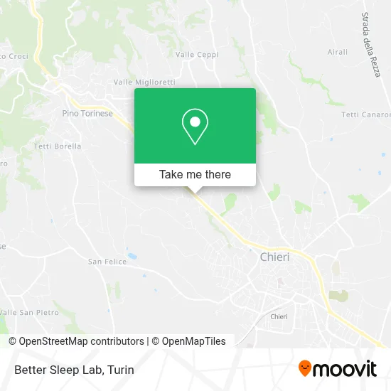 Better Sleep Lab map